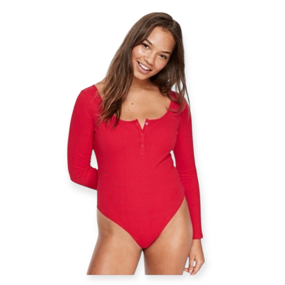 PINK by Victoria Secret Henley Bodysuit
